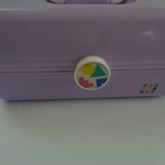 CABOODLES LAVENDER MAKEUP ORGANIZER - EUC - Picture 2 of 6